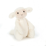 soft white lamb stuffed plush toy made by jellycat