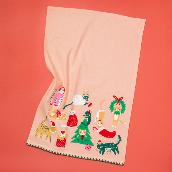 LET IT MEOW TEA TOWEL