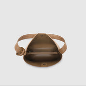 PEYTON SHOULDER BAG in SUEDE HONEY by LOUENHIDE