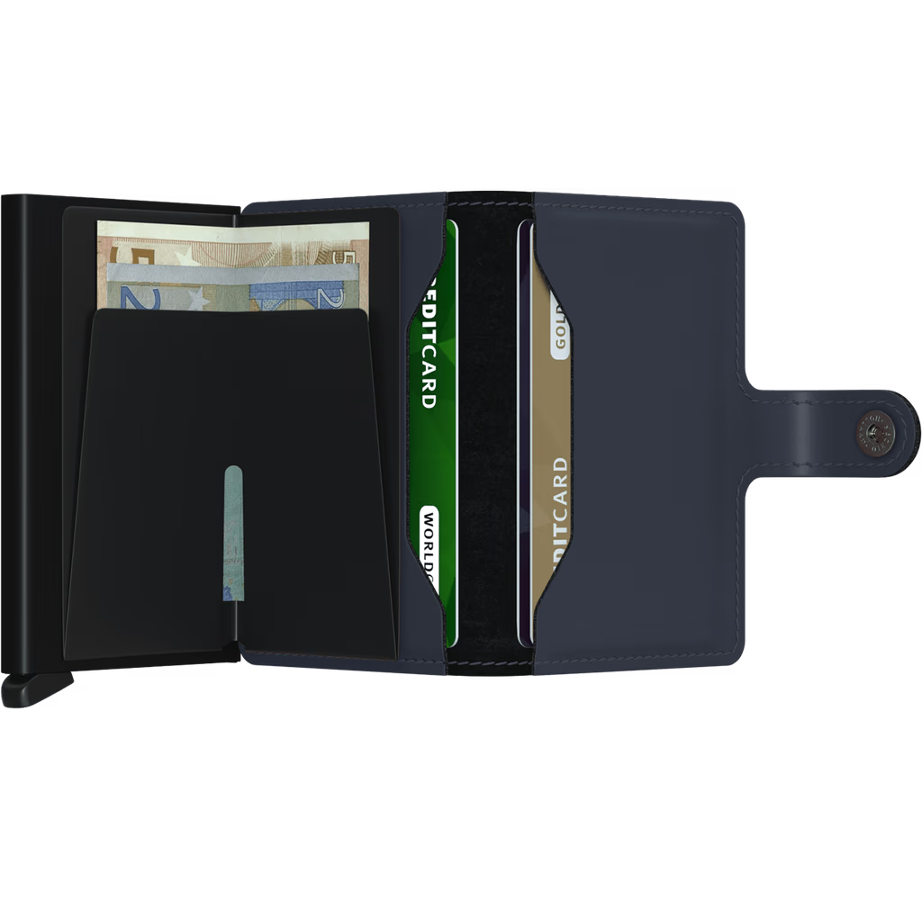 MATTE NIGHT BLUE MINIWALLET by SECRID