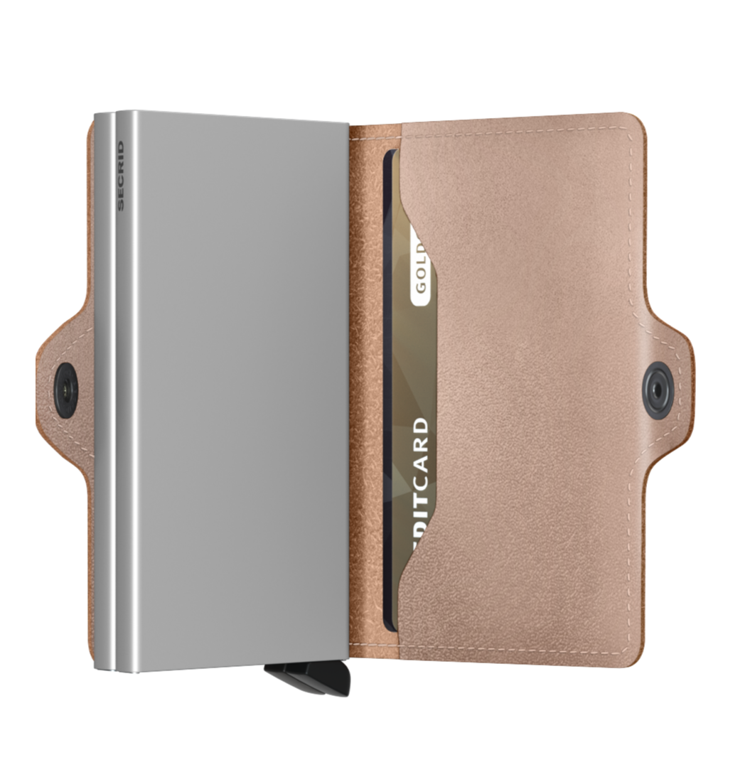 METALLIC ROSE TWINWALLET by SECRID