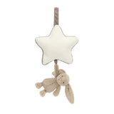 BASHFUL BEIGE BUNNY MUSICAL PULL by JELLYCAT