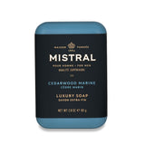 CEDARWOOD MARINE TRAVEL SOAP by MISTRAL FOR MEN