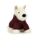 MUNRO SCOTTIE DOG 'WINTER JUMPER' by JELLYCAT