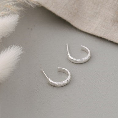 MARIN HOOPS in SILVER by GLEE