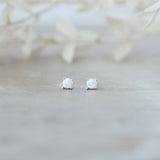 MARLOW STUDS in SILVER & OPAL by GLEE