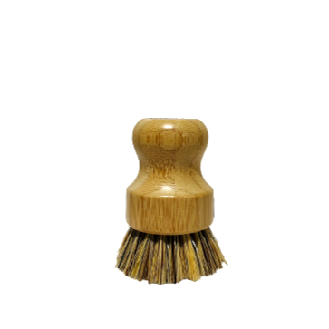 short bamboo dish washing brush by mint cleaning