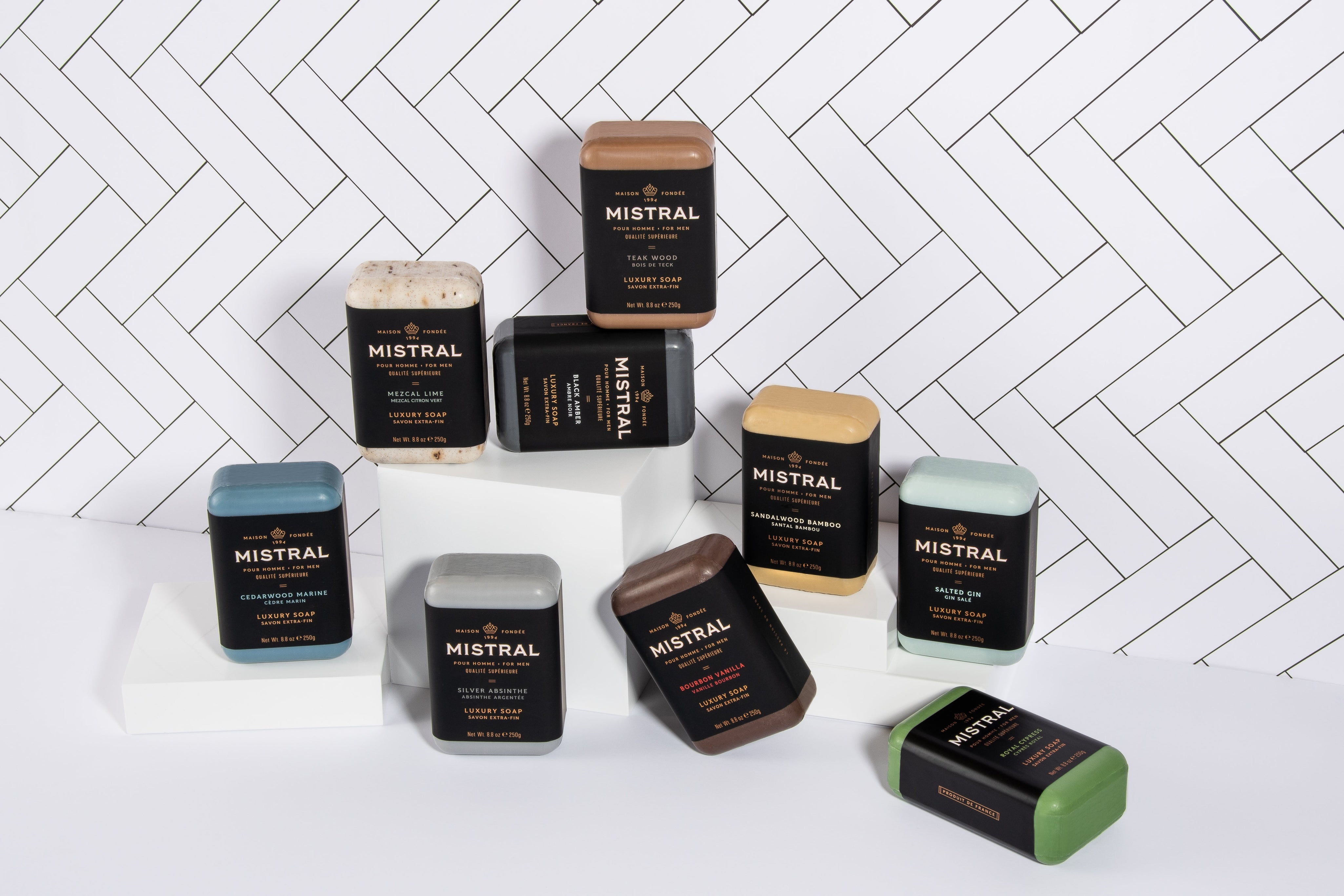 MAHOGANY RUM BAR SOAP by MISTRAL FOR MEN