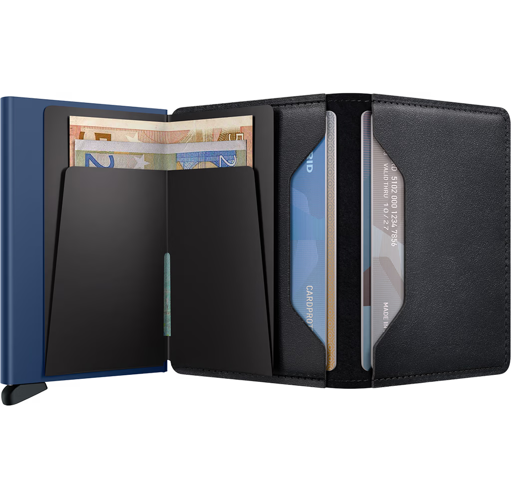ORIGINAL BLACK & NAVY SLIMWALLET by SECRID