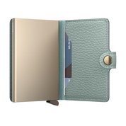 PEBBLE SEA GREEN MINIWALLET by SECRID