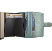 PEBBLE SEA GREEN MINIWALLET by SECRID