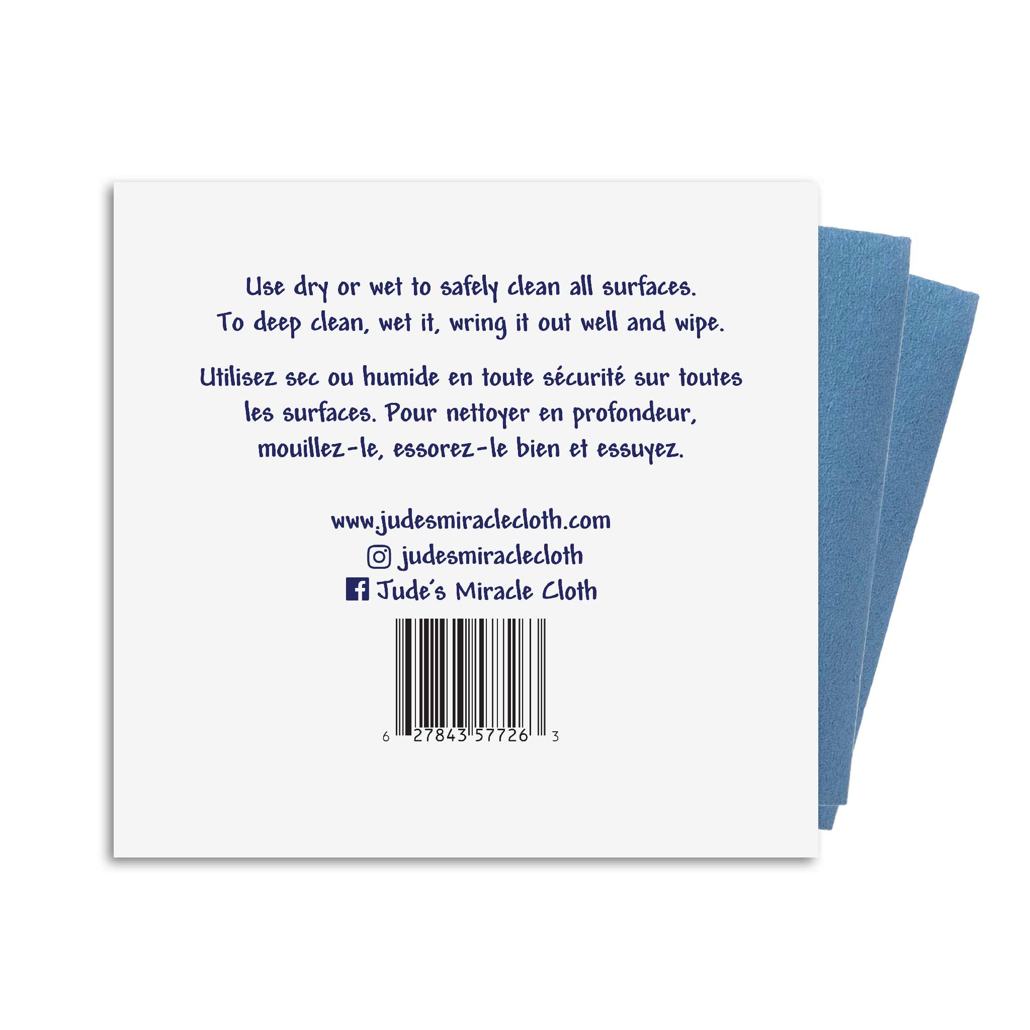 LENS WIPES 2PK by JUDE'S MIRACLE CLOTH