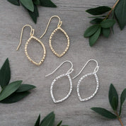 PAISLEY EARRINGS in SILVER by GLEE