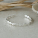PENELOPE CUFF BRACELET in SILVER by GLEE