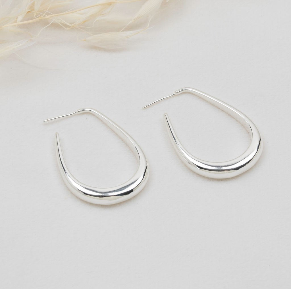 PLENTIFUL HOOPS in SILVER by GLEE
