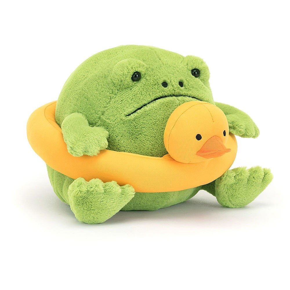 RICKY RAIN FROG RUBBER RING by JELLYCAT