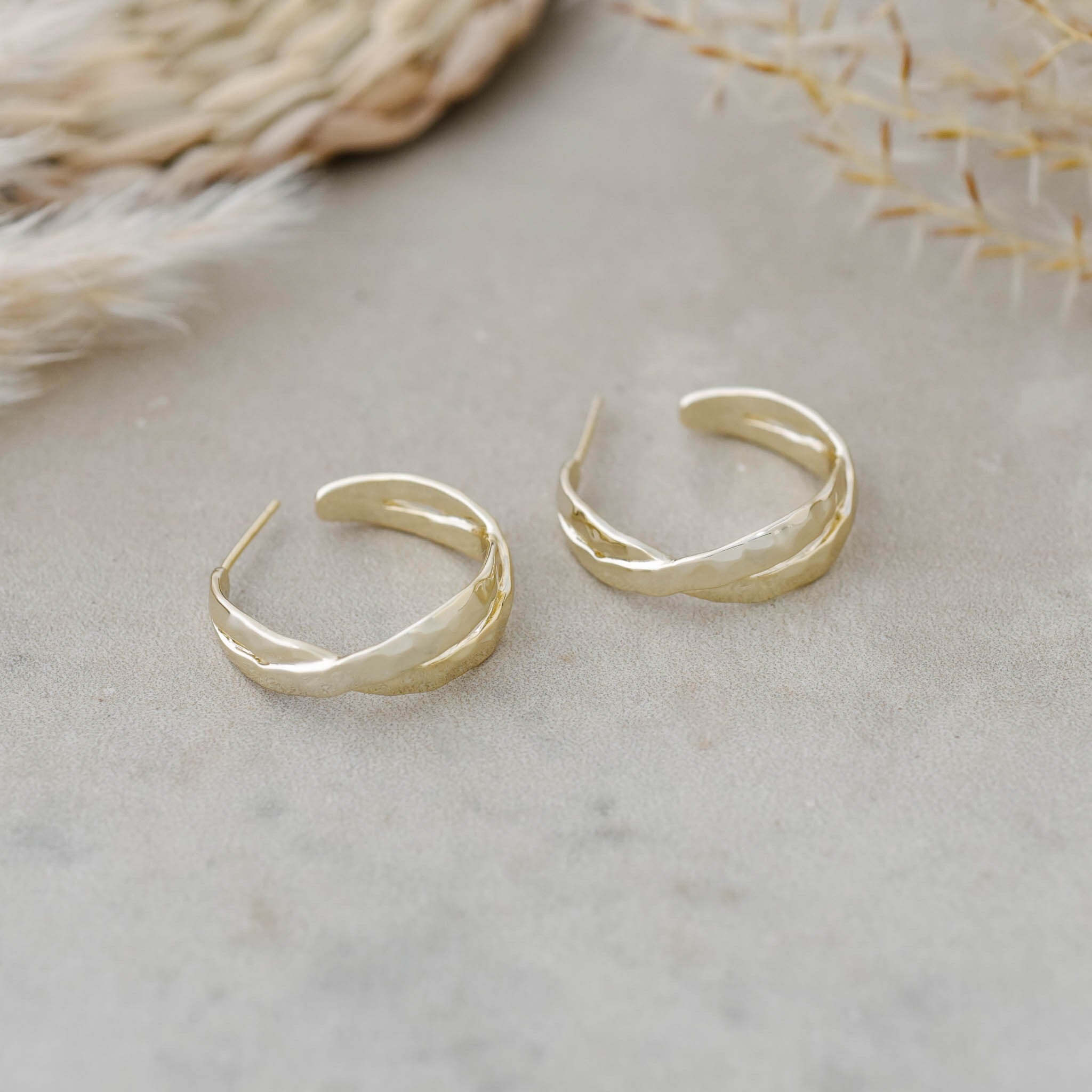 RAVISHING RAMONA HOOPS in GOLD by GLEE
