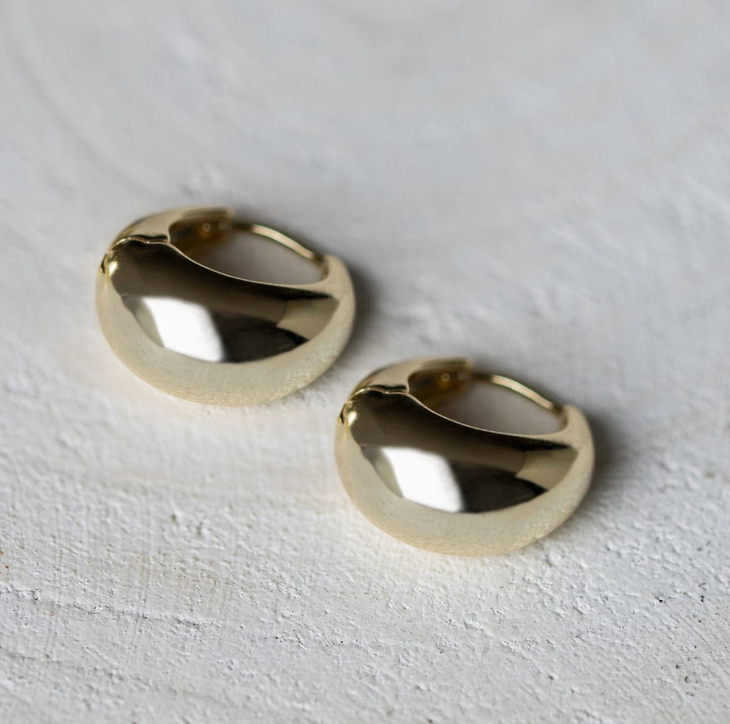REFINED HOOPS in GOLD by GLEE