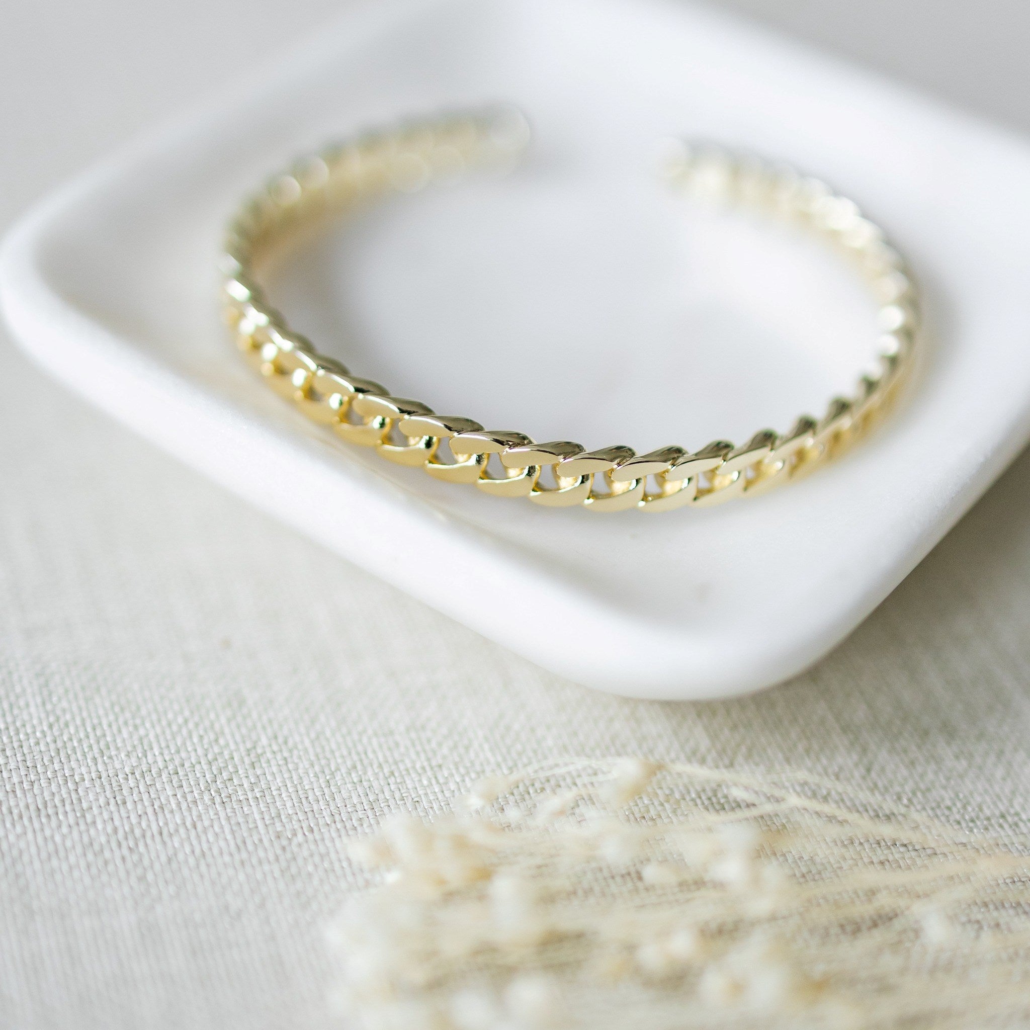 ROGUE CUFF BRACELET in GOLD by GLEE