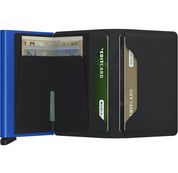 MATTE BLACK & BLUE SLIMWALLET by SECRID