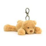 SMUDGE BEAR BAG CHARM by JELLYCAT