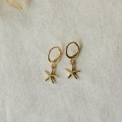 SEASHORE SERENITY HOOPS in GOLD by GLEE