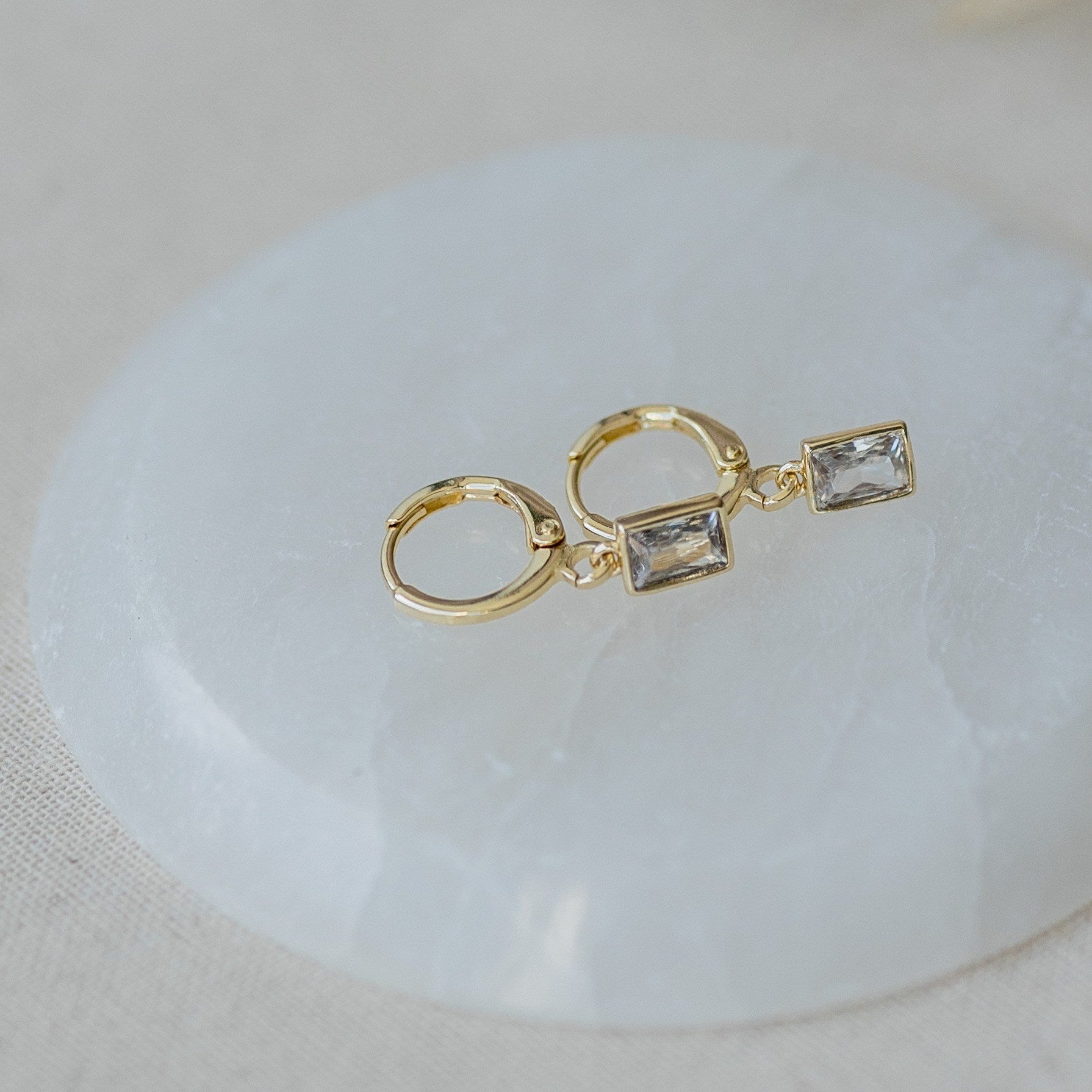 SHINE HOOPS in GOLD & CLEAR by GLEE