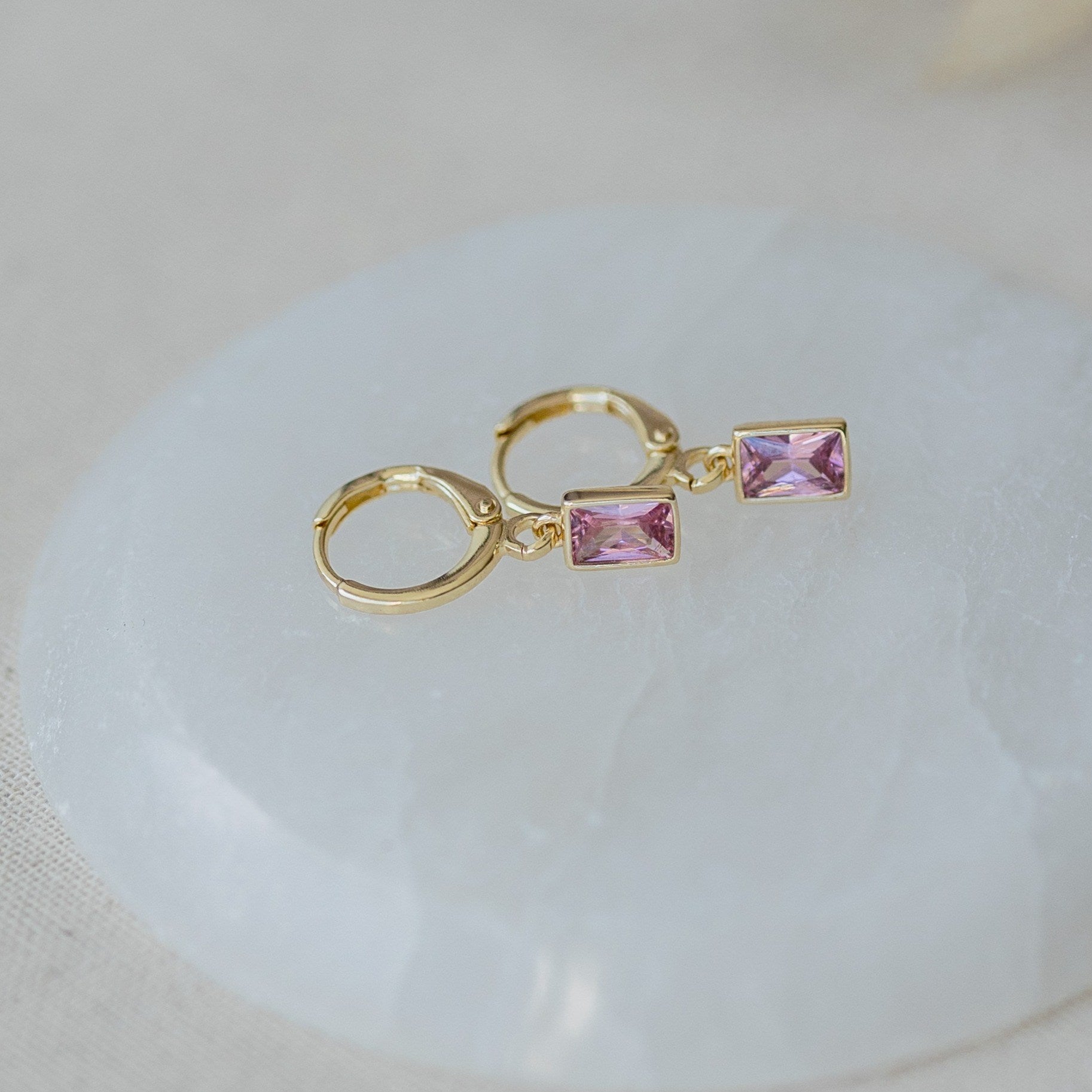 SHINE HOOPS in GOLD & PINK by GLEE