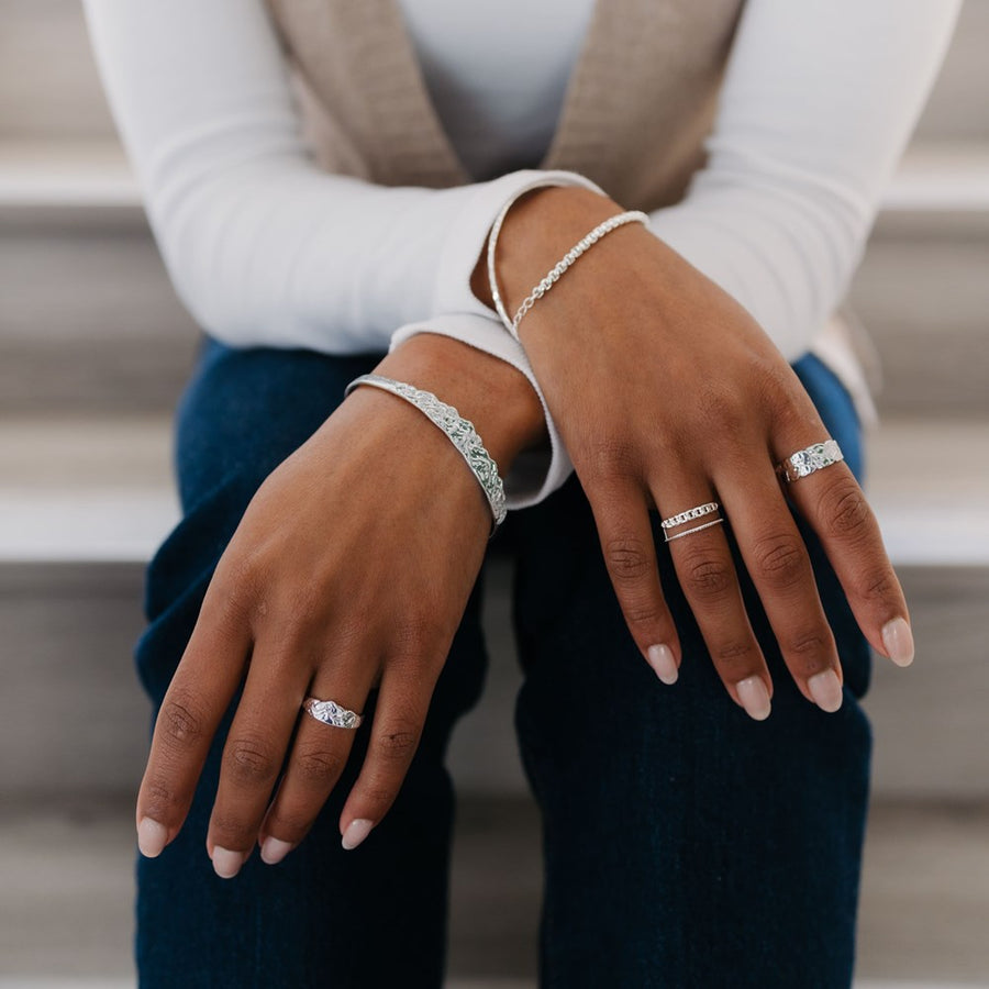 TESSA RING in SILVER by GLEE