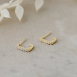 SMITTEN STUDS in GOLD by GLEE