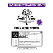 BLACKBERRY & BLACKCURRANT CORDIAL by SPLIT TREE COCKTAIL CO