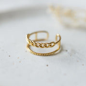 TESSA RING in GOLD by GLEE