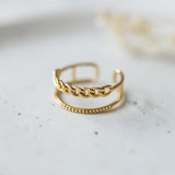 TESSA RING in GOLD by GLEE