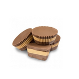 GIANT MILK CHOCOLATE LAYERED PEANUT BUTTER CUPS by anDea CHOCOLATE