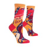 ANXIOUS AND SEXY W-CREW SOCKS - by BLUE Q