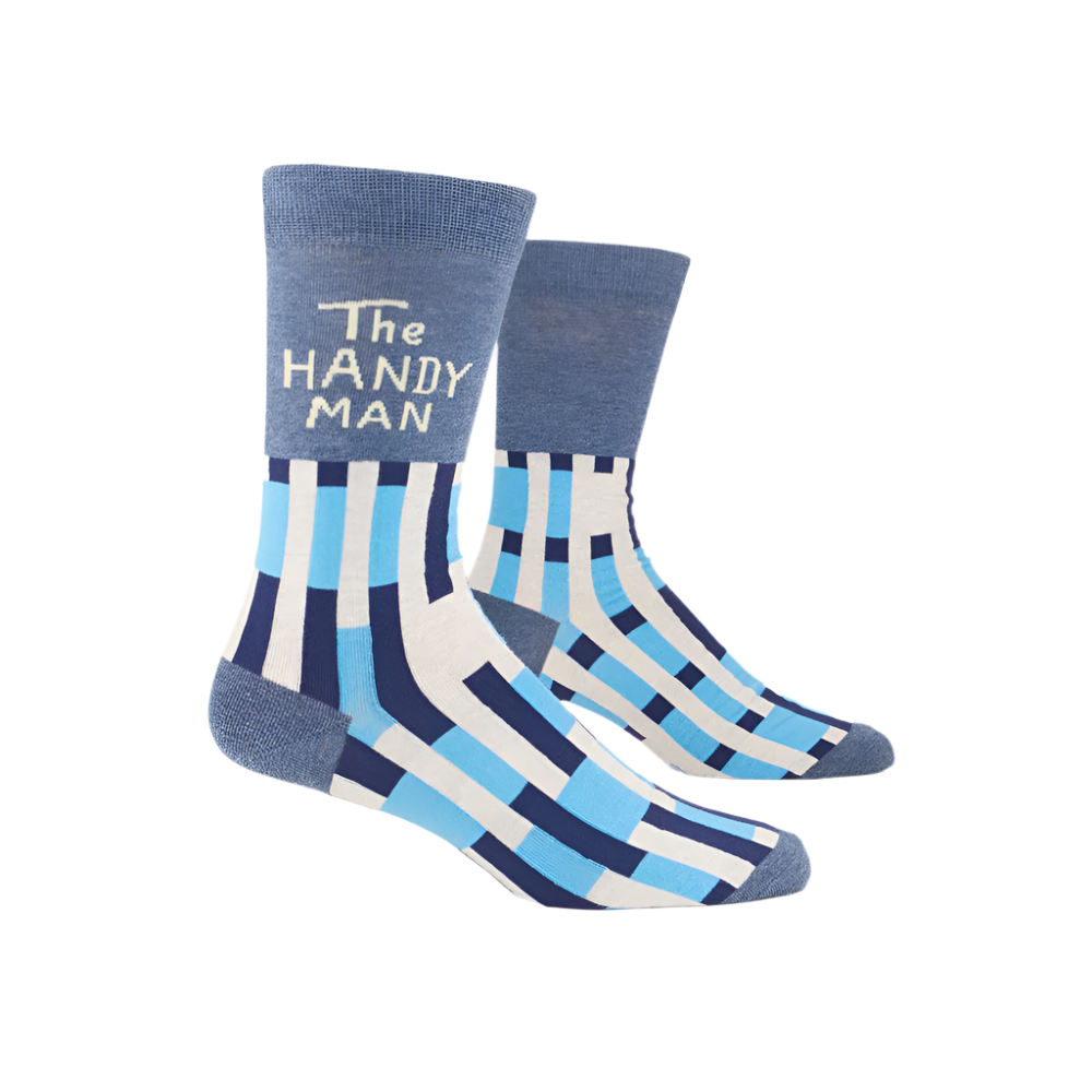 THE HANDYMAN M-CREW SOCKS by BLUE Q