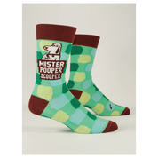 MR.POOPER SCOOPER  M-CREW SOCKS by BLUE Q