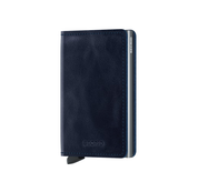 VINTAGE BLUE SLIMWALLET by SECRID