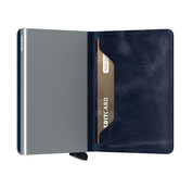 VINTAGE BLUE SLIMWALLET by SECRID