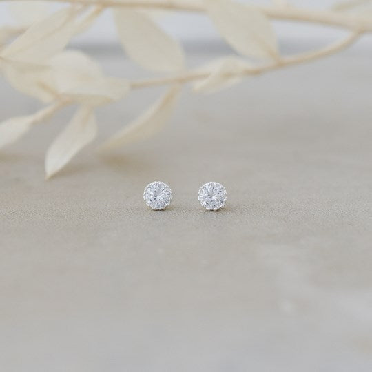 VINTAGE STUDS in SILVER by GLEE