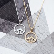 WHISTLER PENDANT NECKLACE in SILVER by GLEE