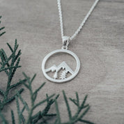 WHISTLER PENDANT NECKLACE in SILVER by GLEE