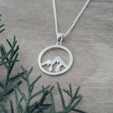 WHISTLER PENDANT NECKLACE in SILVER by GLEE