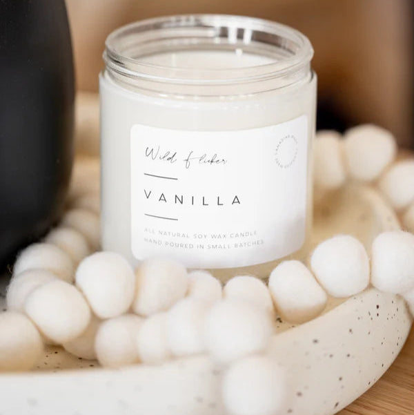VANILLA SOY WAX CANDLE 16OZ