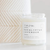 EUCALYPTUS LAVENDER SOY WAX CANDLE by WILD FLICKER