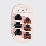 MINI PUFFY CLAW SET in BLACK & TORTOISE by KITSCH