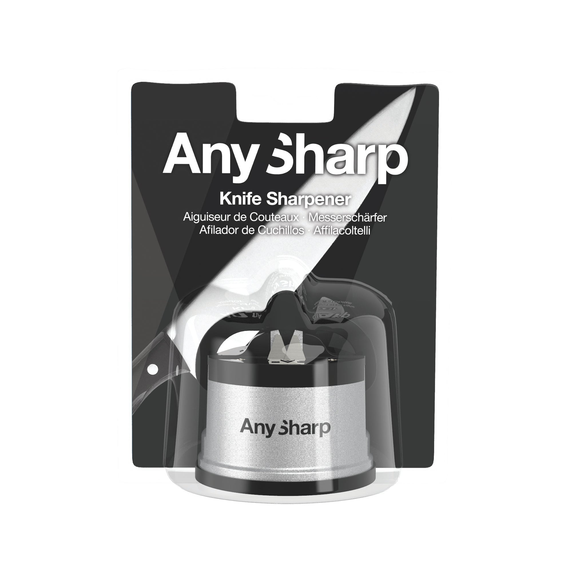 Any Sharp knife sharpener in packaging on a white background