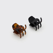 MEDIUM CLAW CLIP SET in BLACK & TORTOISE by KITSCH