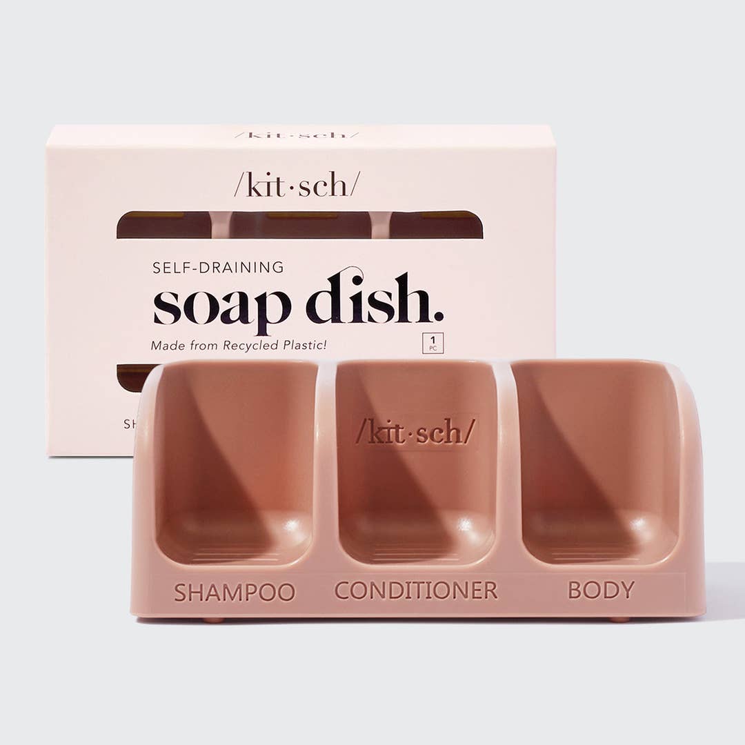 SELF DRAINING SOAP DISH by KITSCH