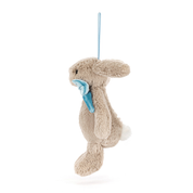 BASHFUL BEIGE BUNNY DECORATION by JELLYCAT